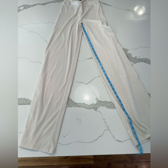 White Fox Ribbed Cream pants - Picture 3 of 5